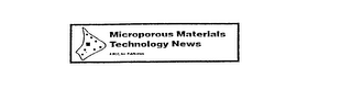 MICROPOROUS MATERIALS TECHNOLOGY NEWS A BBC, INC. PUBLICATION logo