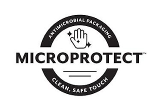 MICROPROTECT ANTIMICROBIAL PACKAGING CLEAN, SAFE TOUCH logo
