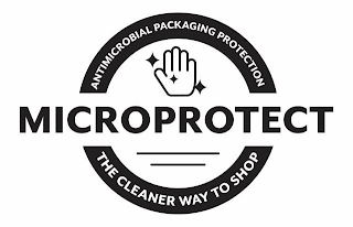 MICROPROTECT ANTIMICROBIAL PACKAGING PROTECTION THE CLEANER WAY TO SHOP logo