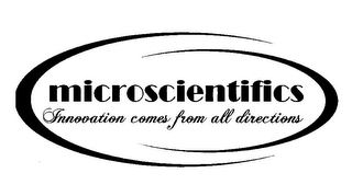 MICROSCIENTIFICS INNOVATION COMES FROM ALL DIRECTIONS logo