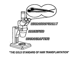 MICROSCOPICALLY MAGNIFIED MICROGRAFTING "THE GOLD STANDARD OF HAIR TRANSPLANTATION" logo