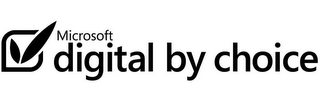 MICROSOFT DIGITAL BY CHOICE logo