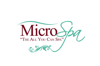 MICROSPA "THE ALL YOU CAN SPA" logo