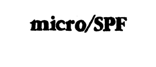 MICRO/SPF logo