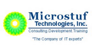 MICROSTUF TECHNOLOGIES, INC.  CONSULTING. DEVELOPMENT. TRAINING "THE COMPANY OF IT EXPERTS" logo