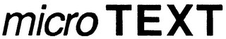 MICROTEXT logo