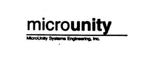 MICROUNITY MICROUNITY SYSTEMS ENGINEERING, INC. logo