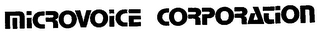 MICROVOICE CORPORATION logo