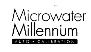 MICROWATER MILLENNIUM AUTO CALIBRATION logo