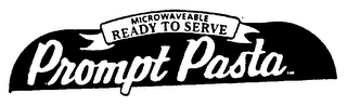 MICROWAVEABLE READY TO SERVE PROMPT PASTA logo