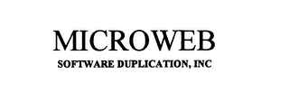 MICROWEB SOFTWARE DUPLICATION, INC logo