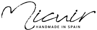 MICUIR HANDMADE IN SPAIN logo