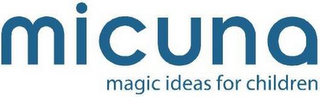 MICUNA MAGIC IDEAS FOR CHILDREN logo
