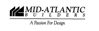 MID-ATLANTIC BUILDERS A PASSION FOR DESIGN logo