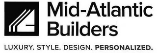 MID-ATLANTIC BUILDERS LUXURY. STYLE. DESIGN. PERSONALIZED. logo