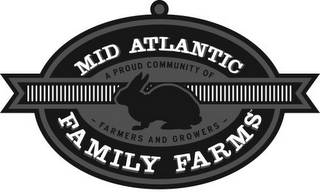 MID ATLANTIC FAMILY FARMS A PROUD COMMUNITY OF FARMERS AND GROWERS logo