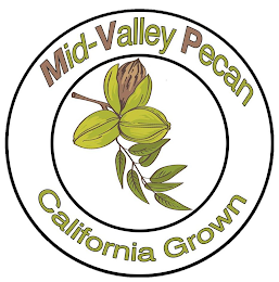 MID-VALLEY PECAN CALIFORNIA GROWN logo