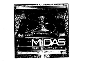 MIDAS MINI DISC ASSEMBLY SYSTEM logo