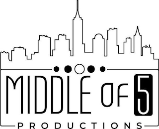MIDDLE OF 5 PRODUCTIONS logo