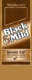 MIDDLETON'S BLACK & MILD WOOD TIP PIPE-TOBACCO CIGARS logo