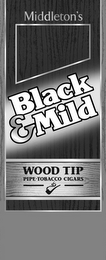 MIDDLETON'S BLACK & MILD WOOD TIP PIPE-TOBACCO CIGARS logo