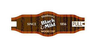 MIDDLETON'S BLACK & MILD WOOD TIP SINCE 1856 PULL logo