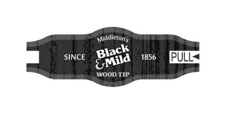 MIDDLETON'S BLACK & MILD WOOD TIP SINCE 1856 PULL logo