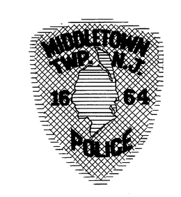 MIDDLETOWN TWP. N.J. 1664 POLICE logo