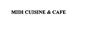 MIDI CUISINE & CAFE logo