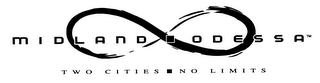 MIDLAND ODESSA TWO CITIES NO LIMITS logo