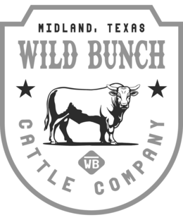 MIDLAND, TEXAS ; WILD BUNCH ; CATTLE COMPANY ; WB logo