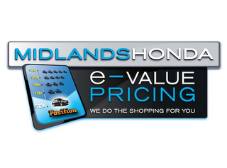 MIDLANDS HONDA E-VALUE PRICING WE DO THE SHOPPING FOR YOU POSITION $16K $15K $14K $13K $12K logo