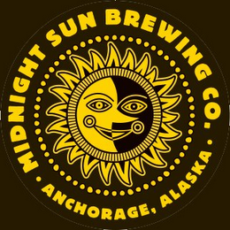 MIDNIGHT SUN BREWING CO. ANCHORAGE, ALASKA logo