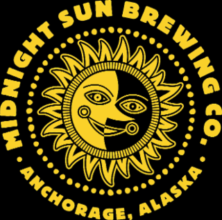 MIDNIGHT SUN BREWING CO. ANCHORAGE, ALASKA logo