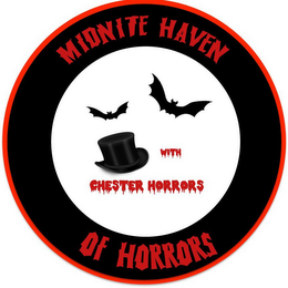 MIDNITE HAVEN OF HORRORS WITH CHESTER HORRORS logo