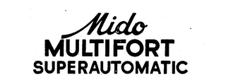 MIDO MULTIFORT SUPERAUTOMATIC logo