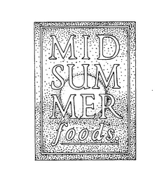 MIDSUMMER FOODS. logo
