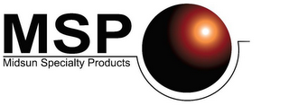 MIDSUN SPECIALTY PRODUCTS MSP logo