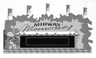 MIDWAY MEMORIES WE'RE BURSTING WITH SOUVENIERS logo