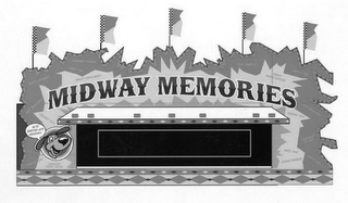 MIDWAY MEMORIES WE'RE BURSTING WITH SOUVENIERS logo