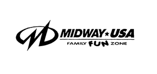 MIDWAY USA FAMILY FUN ZONE logo