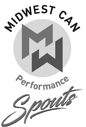 MIDWEST CAN MW PERFORMANCE SPOUTS logo