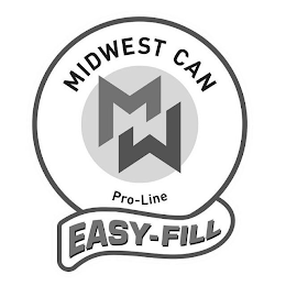 MIDWEST CAN MW PRO-LINE EASY-FILL logo