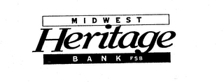 MIDWEST HERITAGE BANK FSB logo