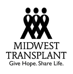 MIDWEST TRANSPLANT GIVE HOPE. SHARE LIFE. logo