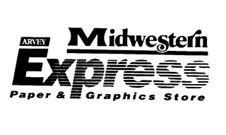 MIDWESTERN ARVEY EXPRESS PAPER & GRAPHICS STORE logo
