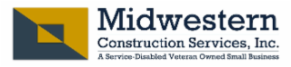 MIDWESTERN CONSTRUCTION SERVICES, INC. A SERVICE-DISABLED VETERAN OWNED SMALL BUSINESS logo