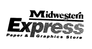 MIDWESTERN EXPRESS PAPER & GRAPHICS STORE logo