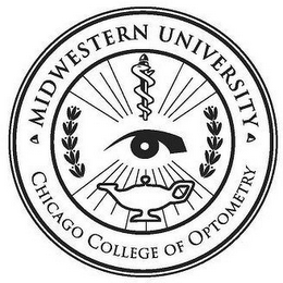 MIDWESTERN UNIVERSITY CHICAGO COLLEGE OF OPTOMETRY logo