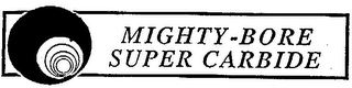 MIGHTY-BORE SUPER CARBIDE logo